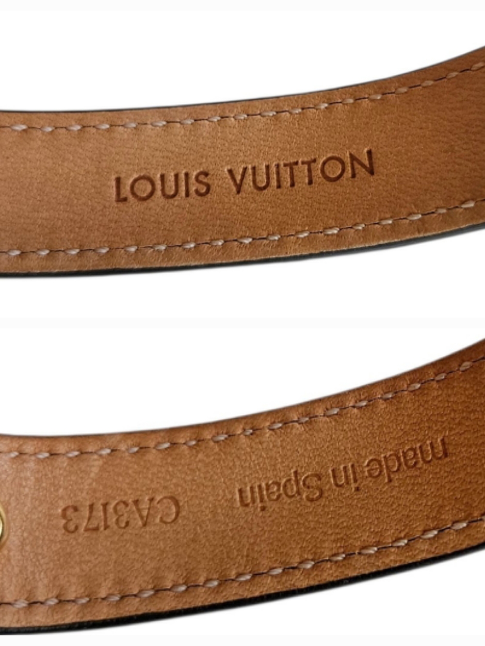 Louis Vuitton Nano Monogram "Spirit" Hinge Bracelet (Model M6689E) - Picture 8 of 10
